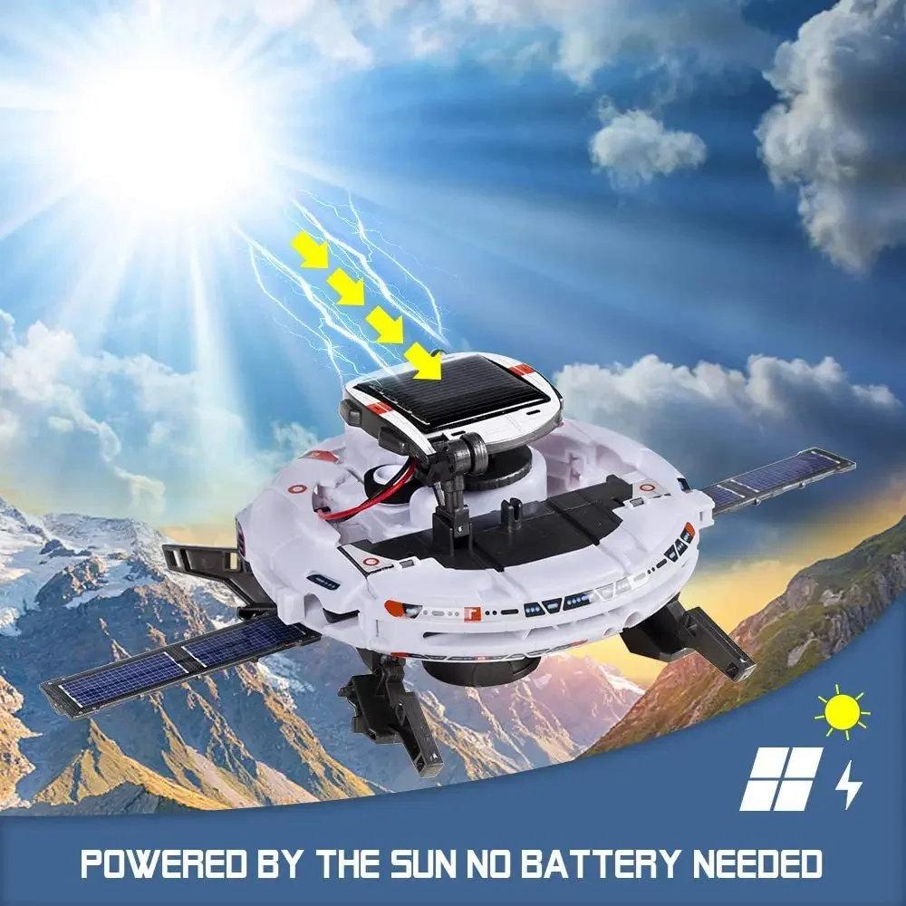 

Creative Solar Robot Building Kit, Free Assembly, DIY Set that Develops Logical Thinking and Creativity