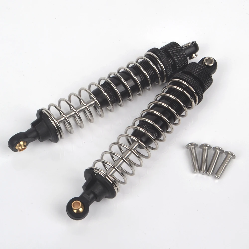 2PCS Aluminum Shock Absorber 75/85/95/105mm Oil Damper for 1/10 RC Crawler Buggy Off-Road Trucks Car Accessories view 2