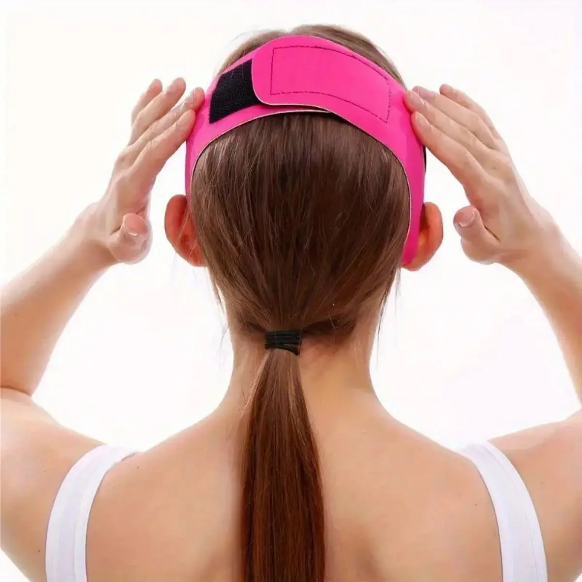 1ชิ้นสายรัดใบหน้ากระชับ-เข็มขัดกระชับคาง-มาสก์กระชับลดริ้วรอยและกระชับผิว-N