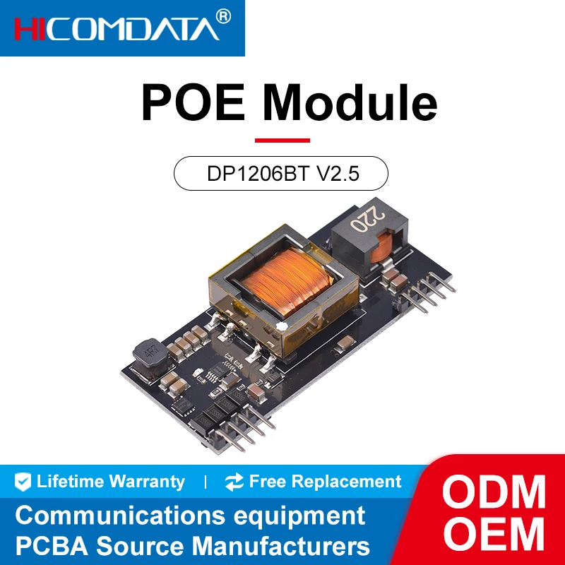 5/10PCS POE Module 1206BT V2.5 Isolated POE Module 12V1A Af Standard POE Module