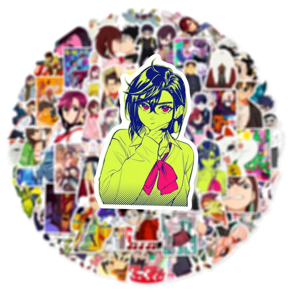 60PCS KPOP DAN DA DAN Movie Anime Fashion Theme Party Scooter Luggage Water Cup Stickers Gift