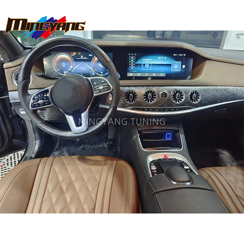 Venda quente de fábrica peça de automóvel interior do carro kits internos para s-class w221 atualização w222 acessórios interiores do carro