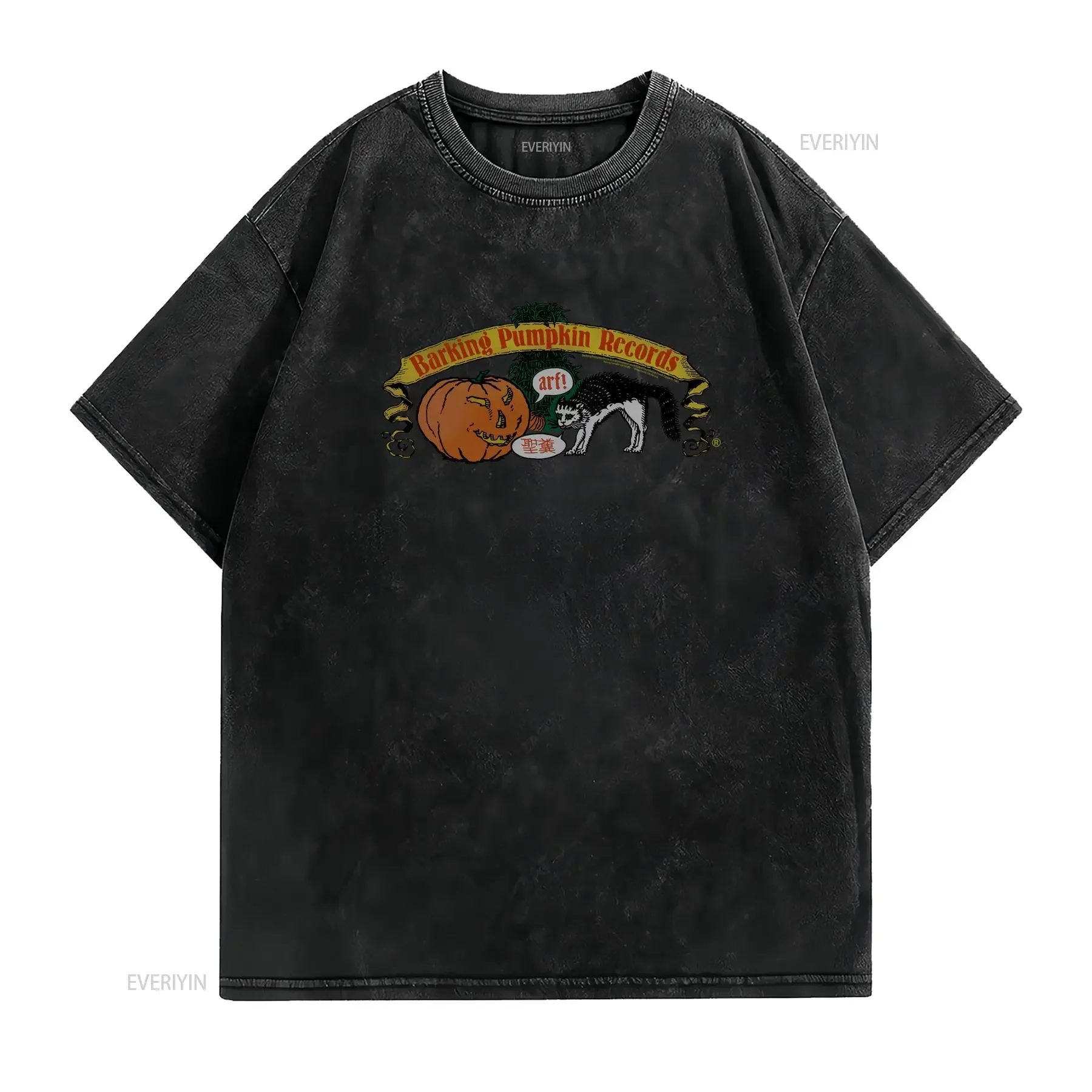 Frank Zappa Barking Pumpkin T Shirt Licensed Rock N Roll Music Band Black vintage Washed streetwear Casual Versatile