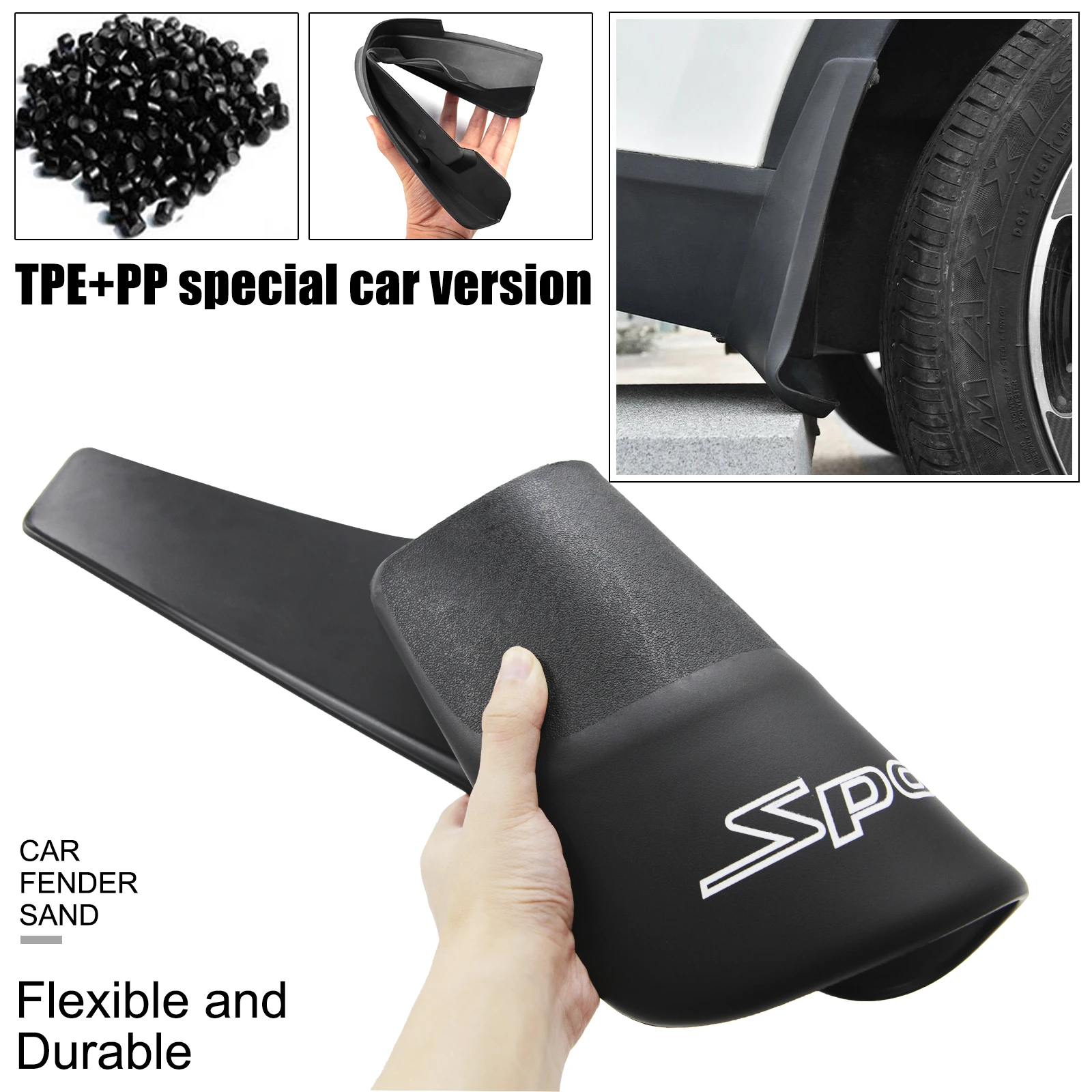 NEW Universal Sport Mud Flaps Splash Guards Mudflaps for Toyota Ford Dodge Ram Chevrolet Honda Nissan Jeep Pickup SUV Van Truck
