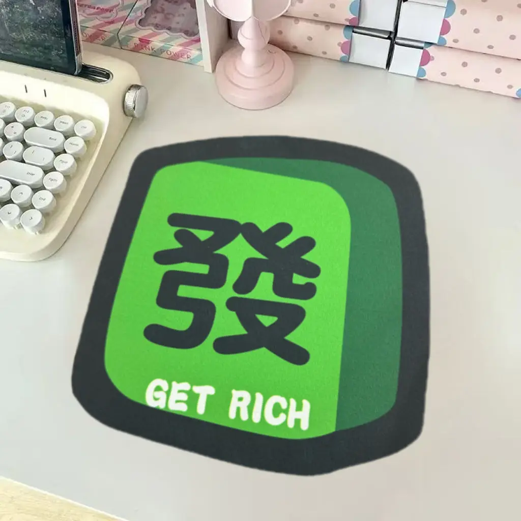 

Mahjong medium white cute small size household creative cup table mouse pad