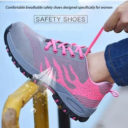 Women's Shoes Safety Male Sneakers Security Protection Safety Boots For Work Men's For Boots Women Tactical