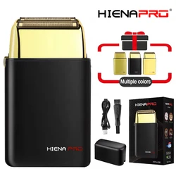 HIENA Macchina da barba elettrica macchine da barbiere professionali macchina timer da uomo rasoio da barba uomo testa mini rasoio elettrico corpo