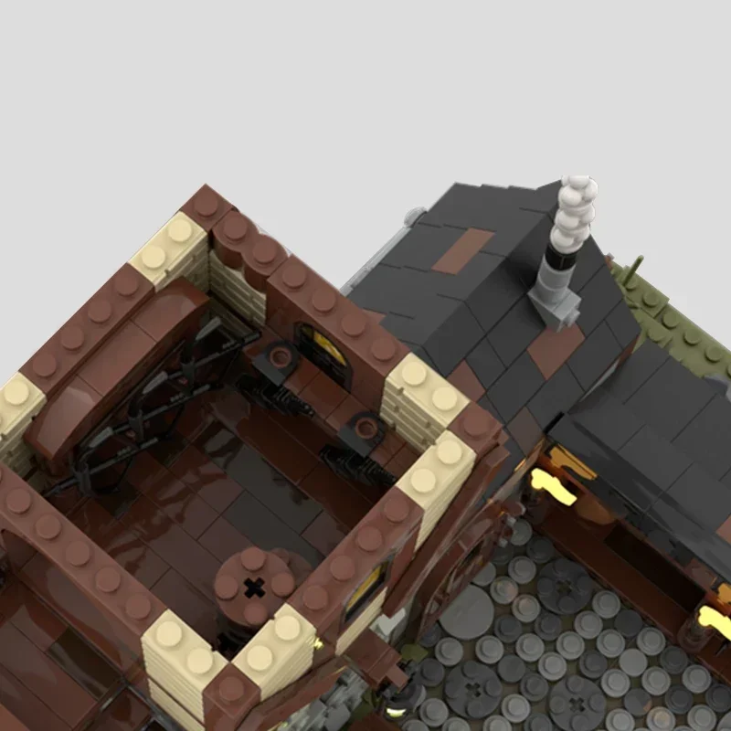 Klocki konstrukcyjne Moc Łuczniczy Poligon Starożytnego Wieku Klocki Techniczne DIY Zestaw do Składania Zabawka Konstrukcyjna dla Dzieci Prezent Świąteczny