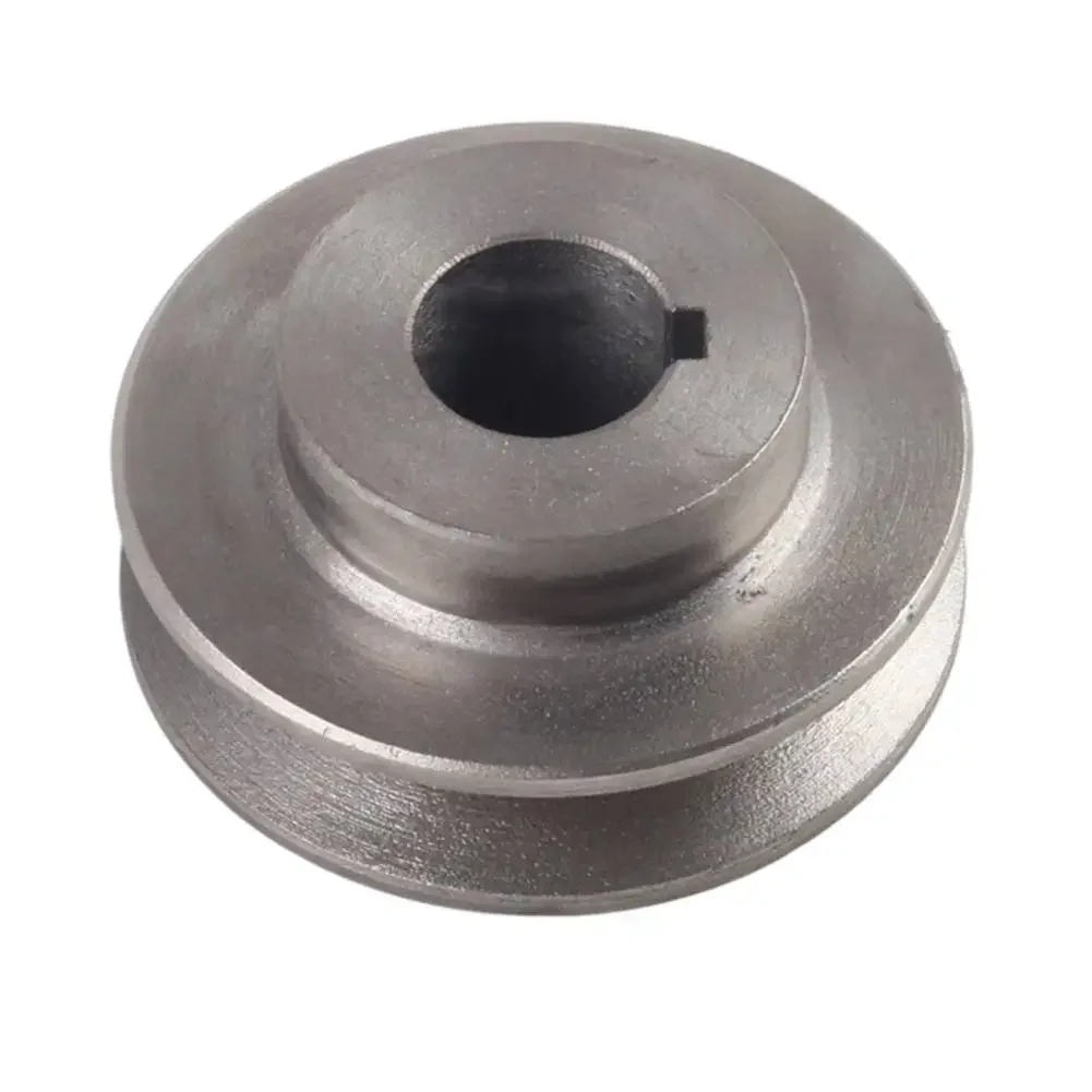 Polia de ferro fundido com slot único, vários tamanhos disponíveis, para compressor de ar, polia do motor, design de ranhura única