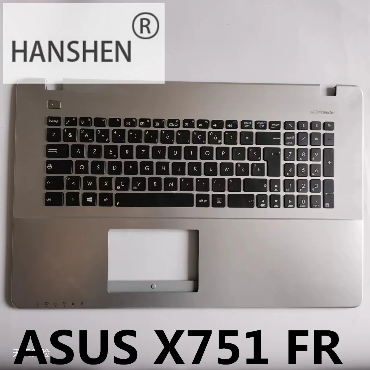 

HANSHEN GR FR RU UK для Asus A751 X751LD K750J K751l X751 R752, клавиатура c-shell с одним сенсорным экраном