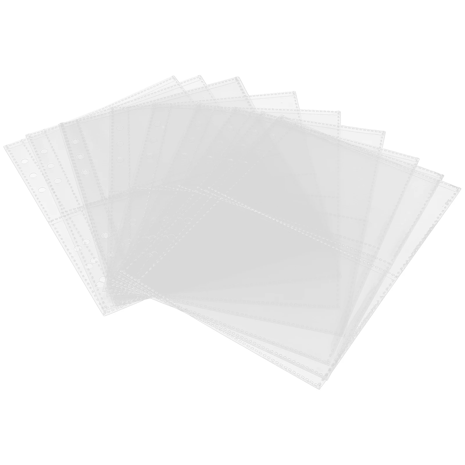 50 قطعة بطاقة الصور كم واضح قابلة لإعادة الاستخدام ألبوم الصور صفحات الموثق حماية شفافة لبطاقات الهدايا الائتمانية بطاقات بريدية #3