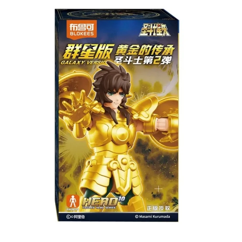Figurki Blokees Saint Seiya Galaxy Version 2 Camus Hoyoga Dohko Milo Shiryu Pegasus Nachi Figurki Anime Prezent dla Fanów