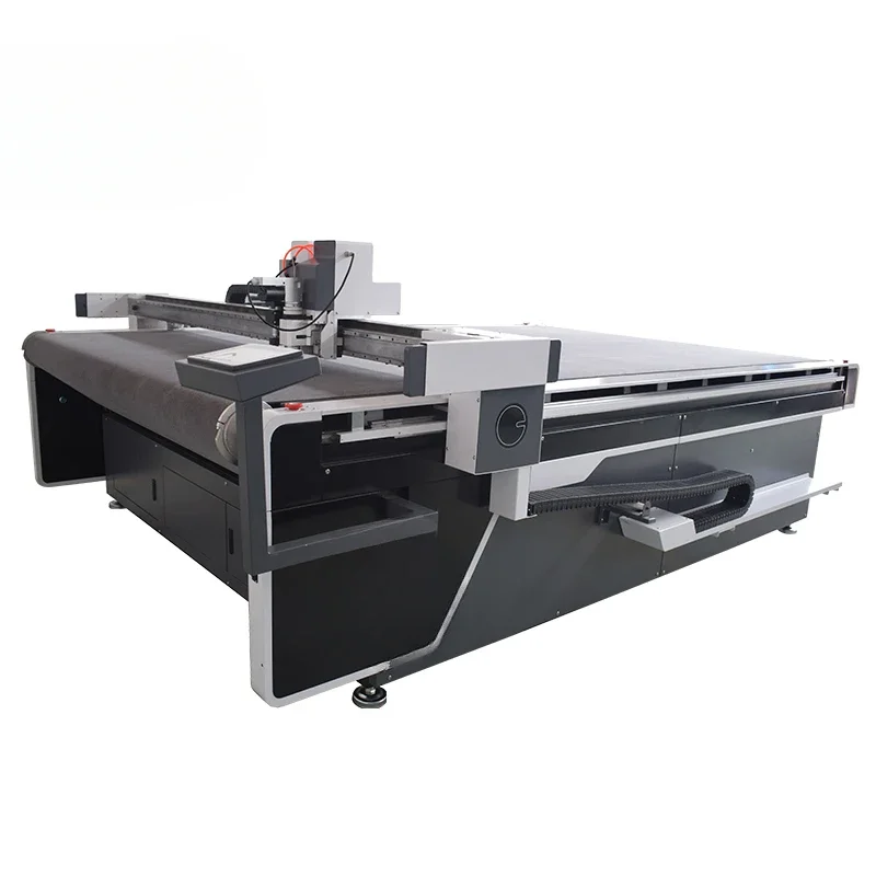 

For Yuchen Felt Roller Blinds Sofa Cover/seat Covers Fabric Carpet Automatic 1625 Oscillating Knife Cutter Cutting Machine