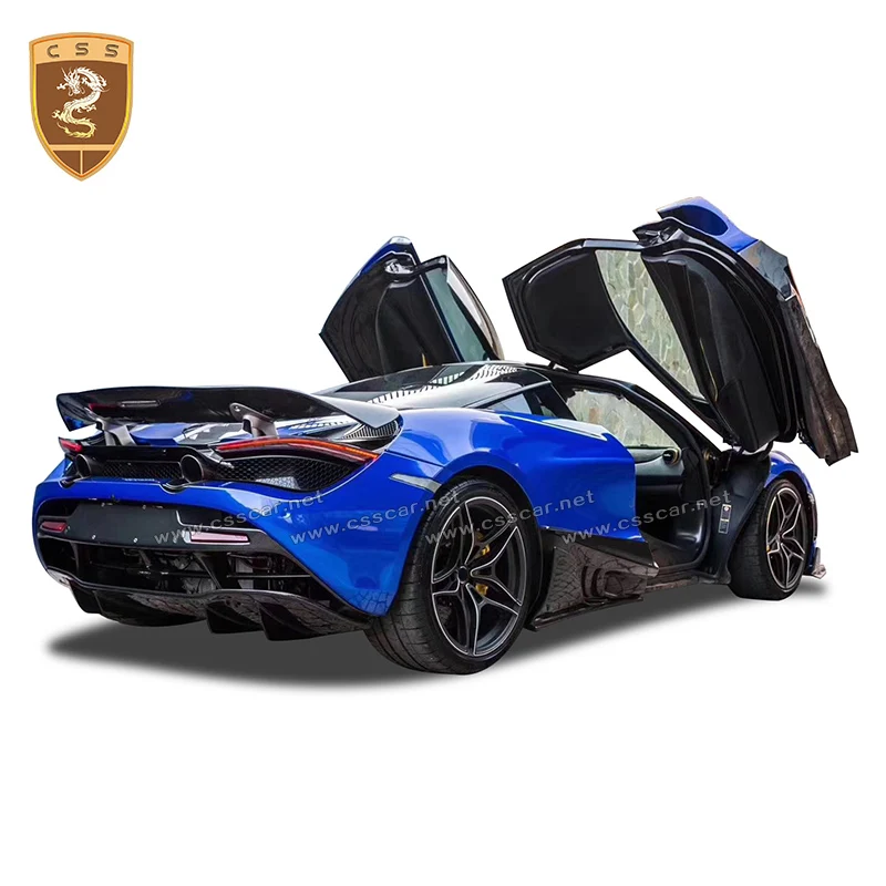 

Комплект из 12 накладок на пороги для McLaren 720S, стиль TopC, карбоновые сплиттеры-диффузоры, аксессуар для бампера