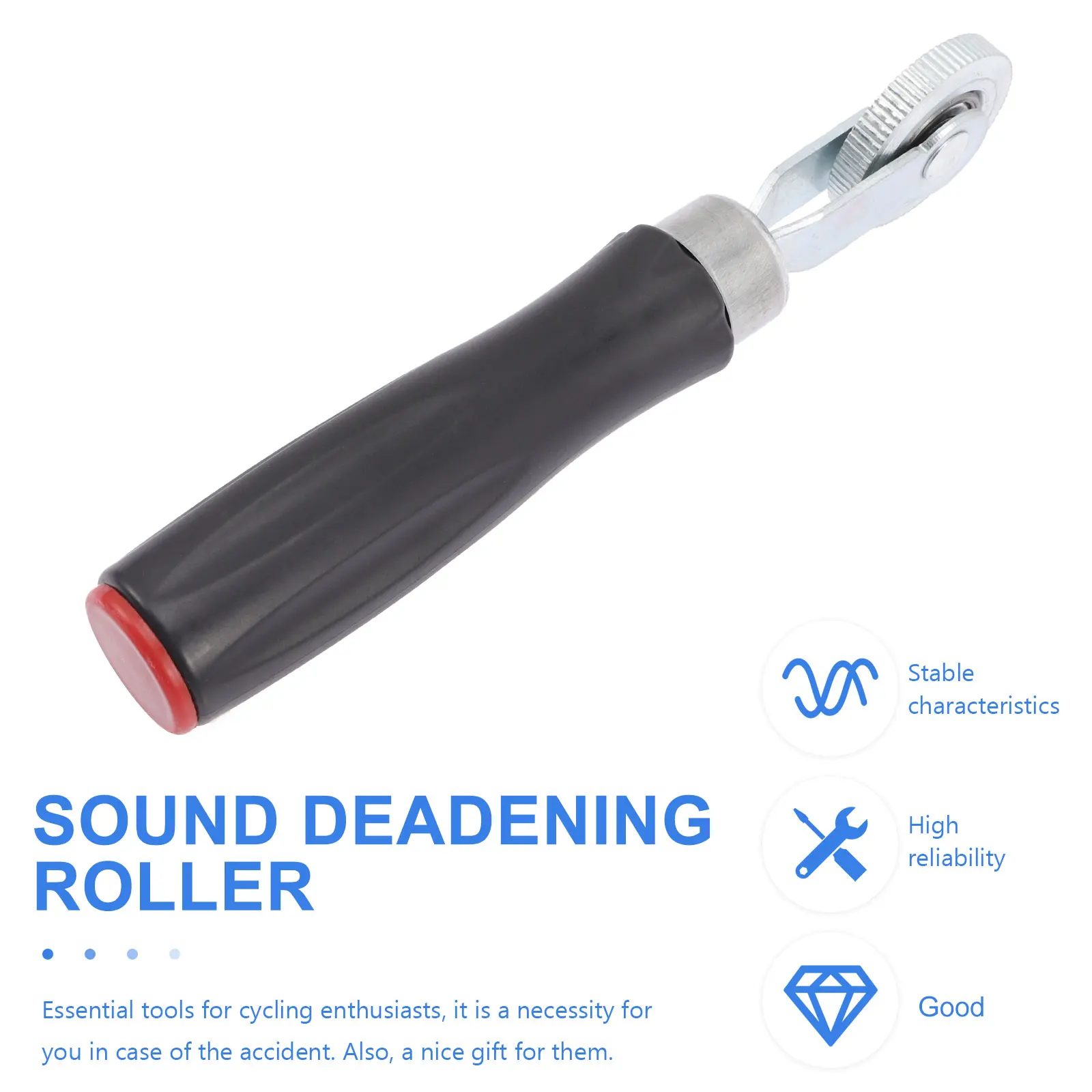 

Sound Deadener Roller Tire Repair Tool Durable Iron Plastic Hand Press Automotive Installation Tool Car Sound Deadening Noise