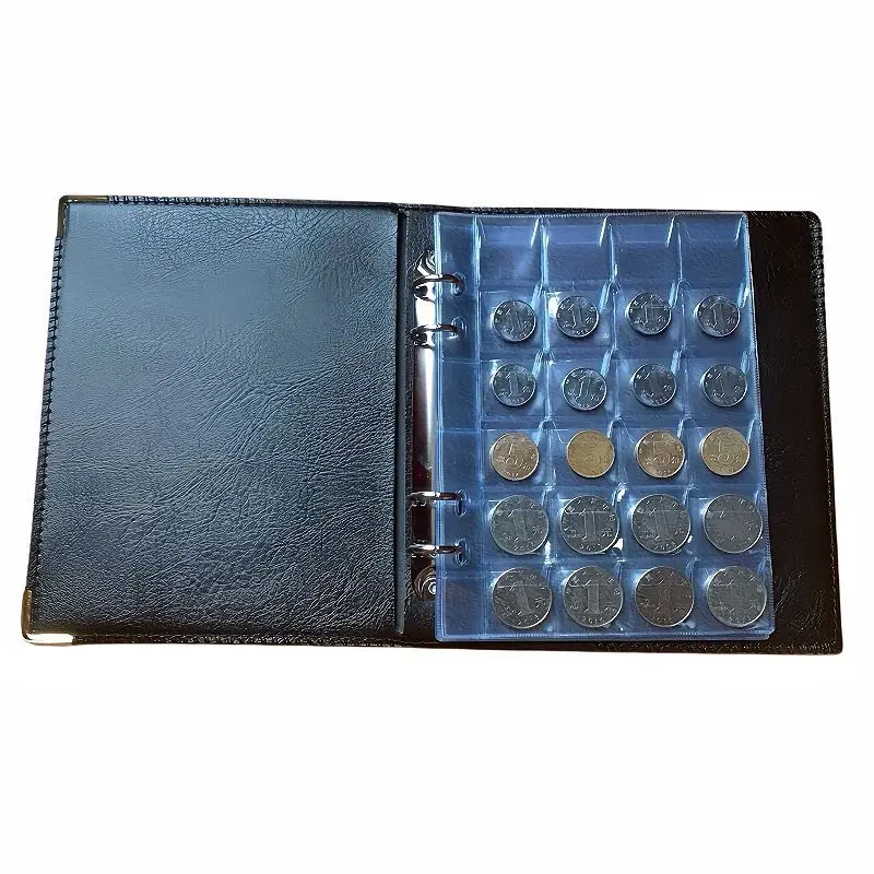 Large Coin Collection Album with 480 Grids for Commemorative Coins and Antique Coins