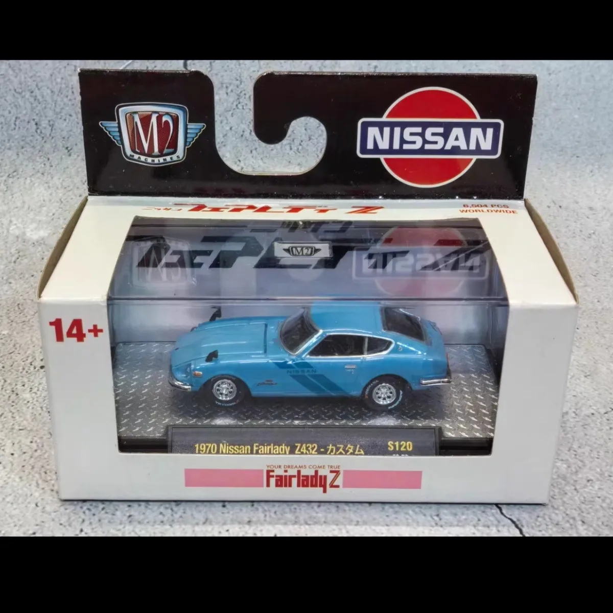 M2 1:64 Nissan Fairlady Z432 Lady Alloy Collectible Model Car With Opening Hood