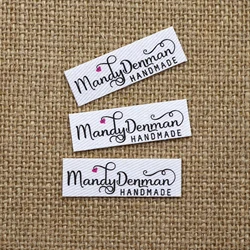 Custom Ironing Labels, Personalized Name, Clothing Labels, Fabric tags,Brand Labels, handmade tags(a43)