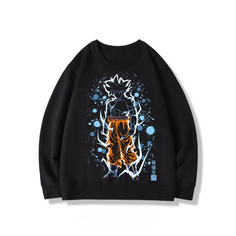

Новые толстовки с круглым вырезом и принтом на тему Dragon Ball для модных пар осенне-зимнего сезона 2025 года для мужчин и женщин.