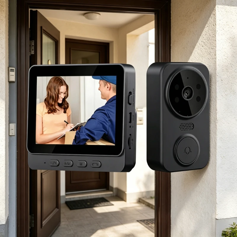 new-m12-1080p-wireless-waterproof-video-doorbellips-screen-family-apartment-infrared-two-way-intercom-night-vision-doorbell