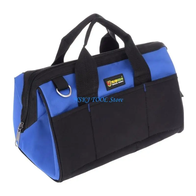 

L8RC Tool Tote Tool Bag Electrician Tool Bag with Single Shouder Strip 11 Inner Pockets & 3 Outer Pockets for Men