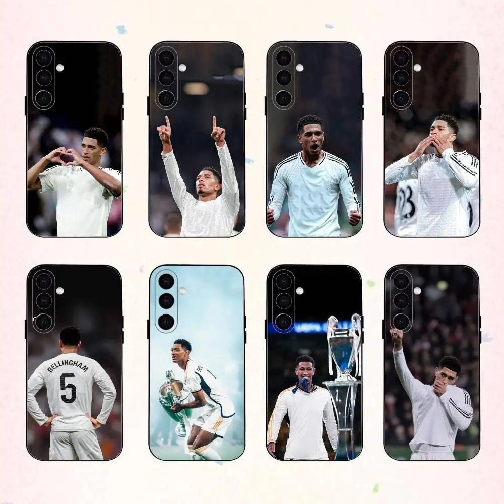 

Football J-Jude Real M-Madrid phone Case For Samsung Galaxy A73,A72,A71,A70,A53,A52,A51,Others Soft Black Shell