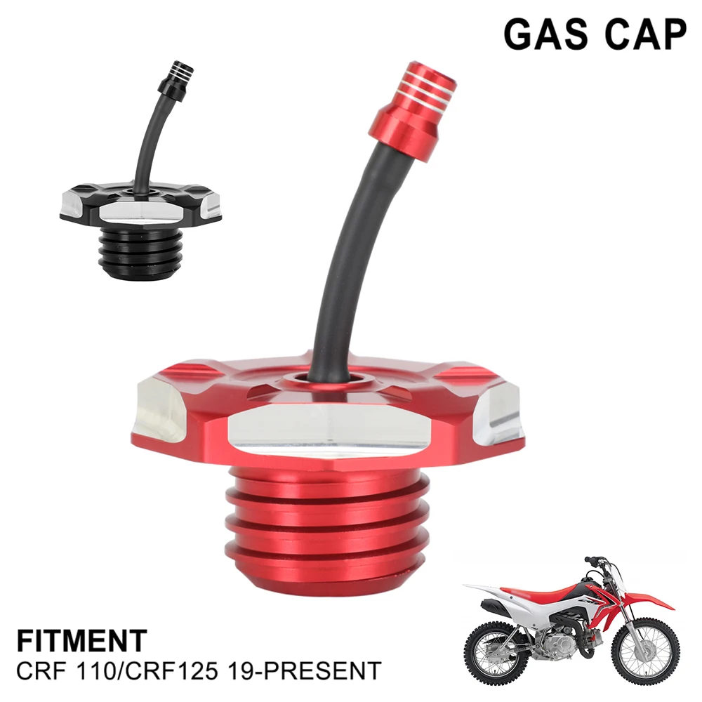 

Gas Fuel Tank Cap Cover Motorcycles Accessories For HONDA CRF110 CRF 110 19-PRESENT CRF125 CRF 125 19-PRESENT Dirt Bike Aluminum