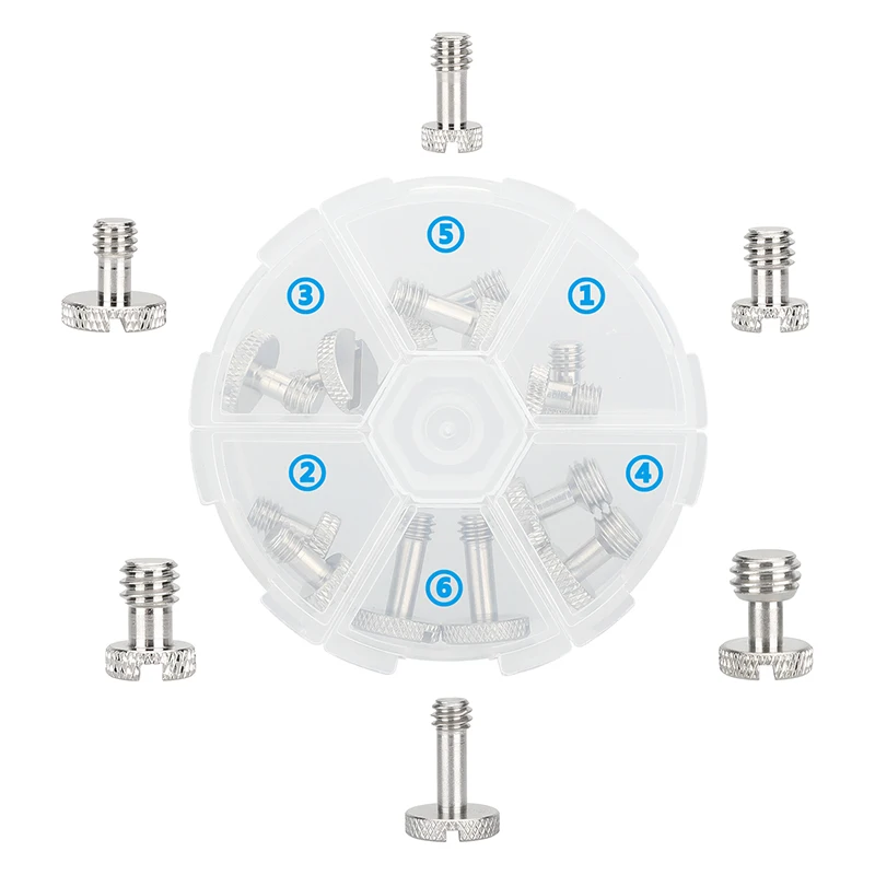 CAMVATE Camera Slotted Screw Set 1/4\