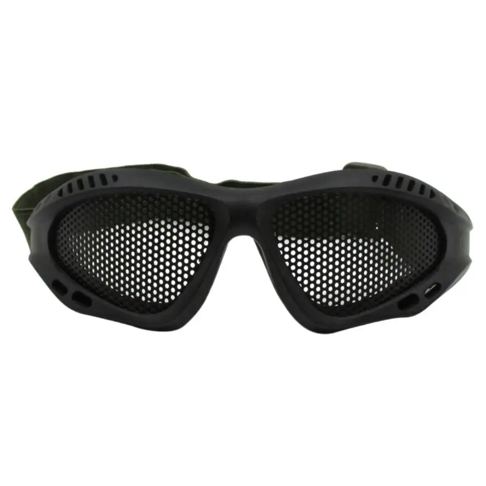 Metal Mesh Protective Eyewear Adjustable Eye Protection Hiking Glasses Comfortable Anti Fog Protective Glasses Travel