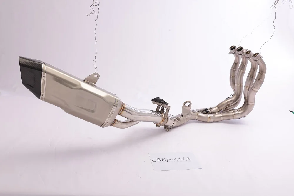 After Market Exhaust System Motorcycle ZX4RR Escape 2023, Muffler Pipe Steel Titanium, Aftermarket Performance Parts