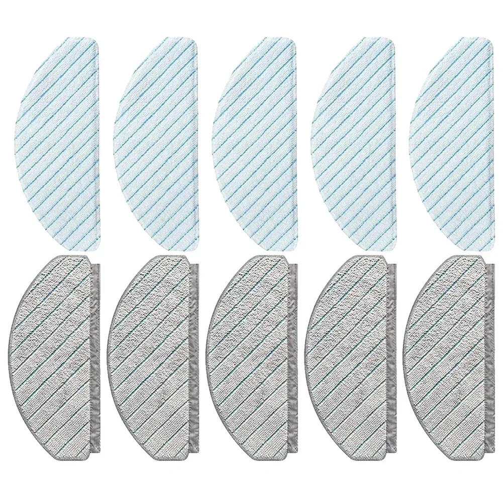 

Efficient and Scratch free Cleaning with 10 Pack Mop Cloth Pads for ECOVACS T10T10 Plus Robot Vacuum Cleaner