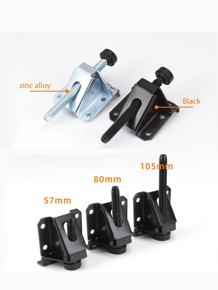 1Pcs Furniture Adjustable Support Feet Wardrobe Adjust Support Pad Cabinet Sofa Base Bracket Level Heighten Hardware Fitting