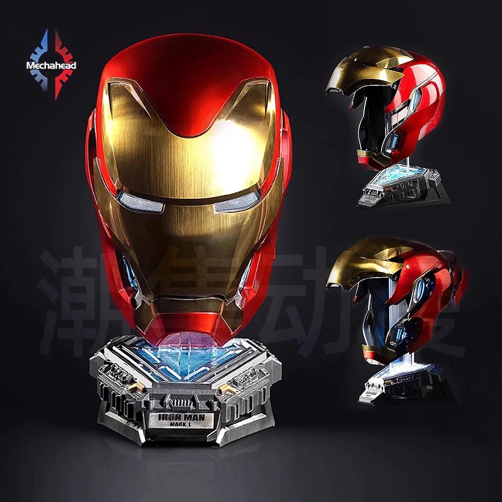 

Iron Man Mk50 Mk5 Cosplay Helmet Electric Multi-Piece Opening And Closing Helmet Voice Control Eyes Model Children Adult Gift