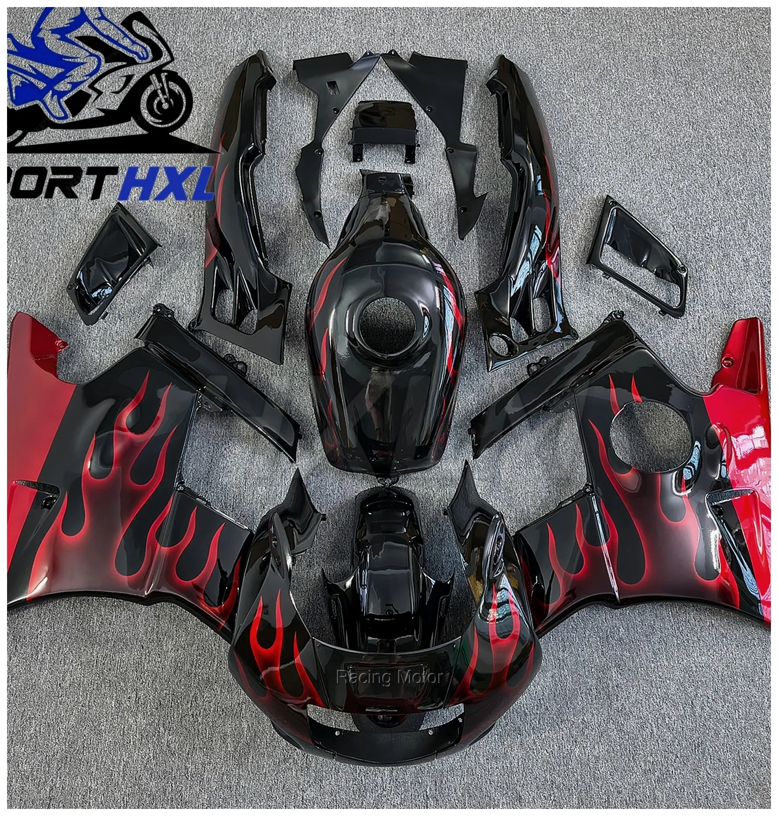 Customized Bodywork Fairing Set - For Honda CBR600 F2 Bodywork fairing kit Full fairing kit Fairing kit Bodywork fairing Customi