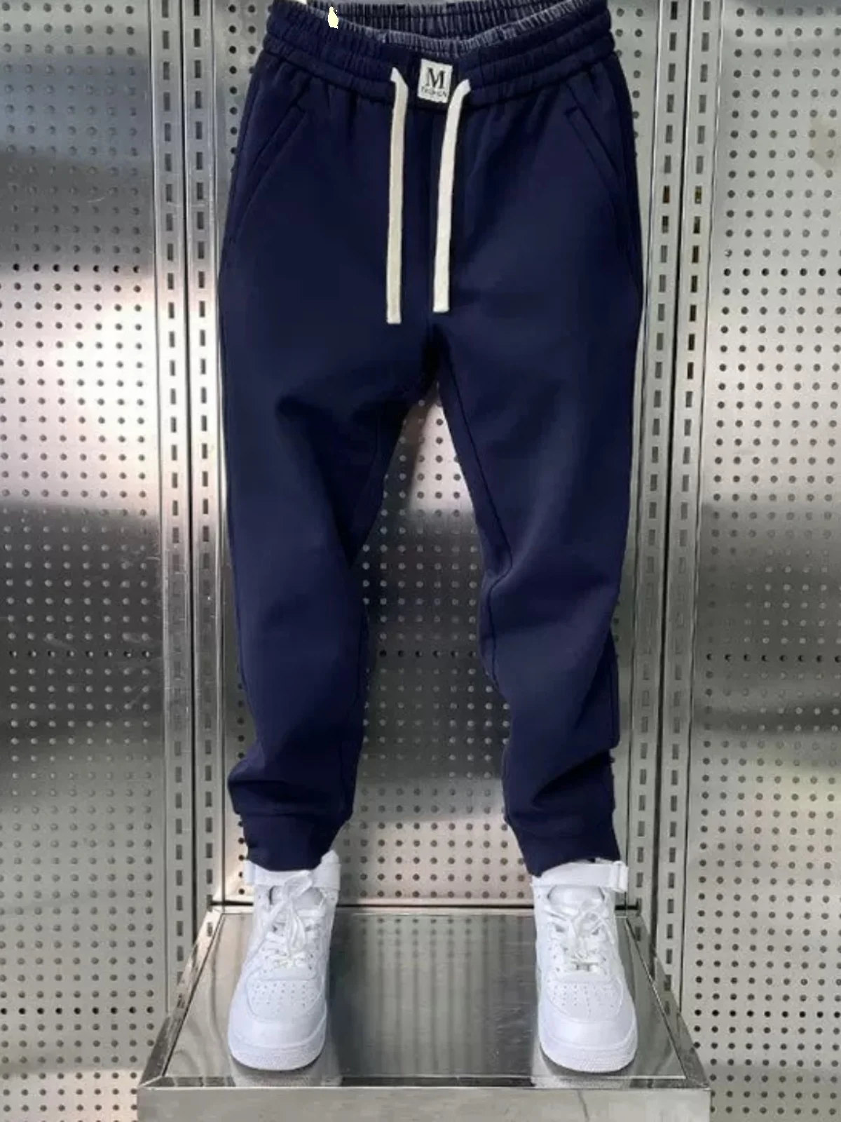 

Fashionable Casual Sports Pants Men's Slim Fit Elastic Waist Long Trousers Autumn New Style Youthful Vitality Style All-Seasons