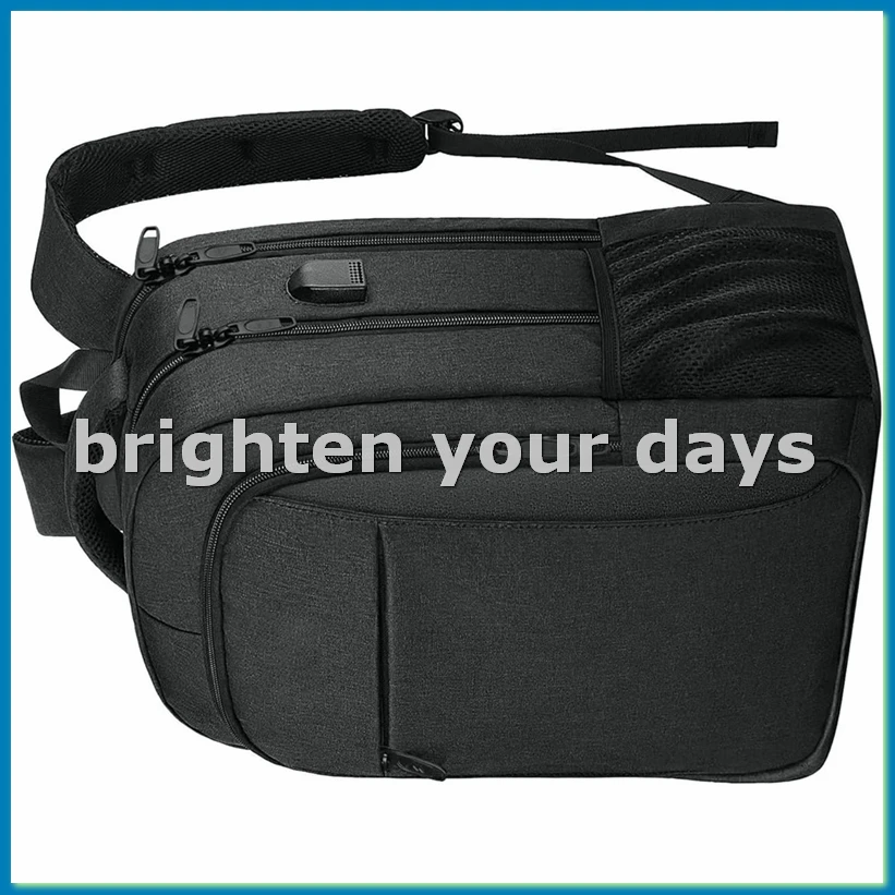 Large Travel Laptop Backpack, Business Anti Theft Slim Sturdy 18 Inch Laptops Waterproof Bag with USB Charging Port-A46I