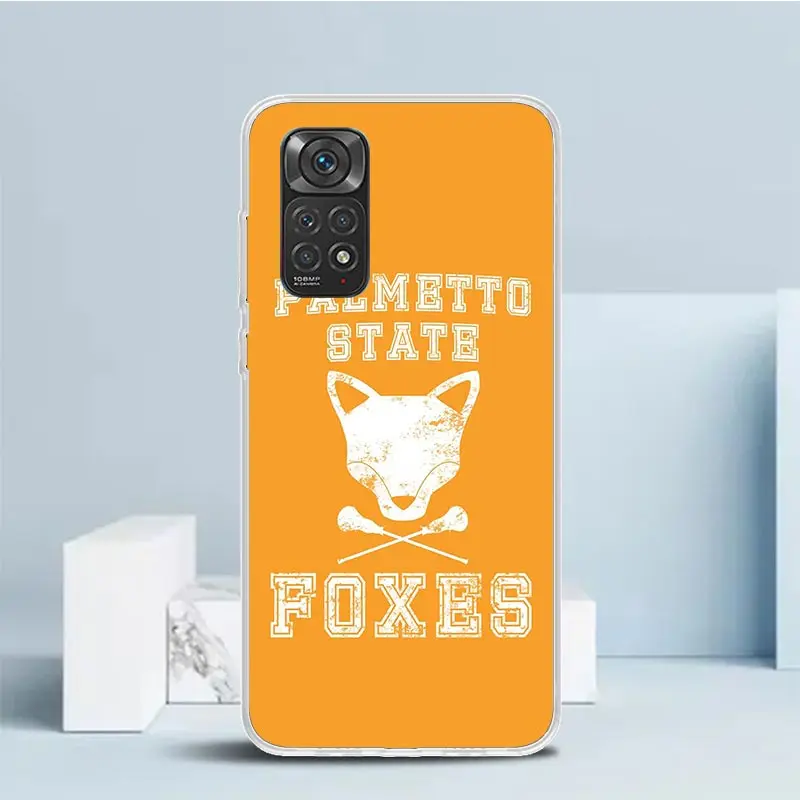 Andreil All For The Game Palmetto State Foxes Phone Case For Xiaomi Redmi Note 13 12S 12 11S 11 11T 11E Pro Plus 10S 10 9S 9 8T