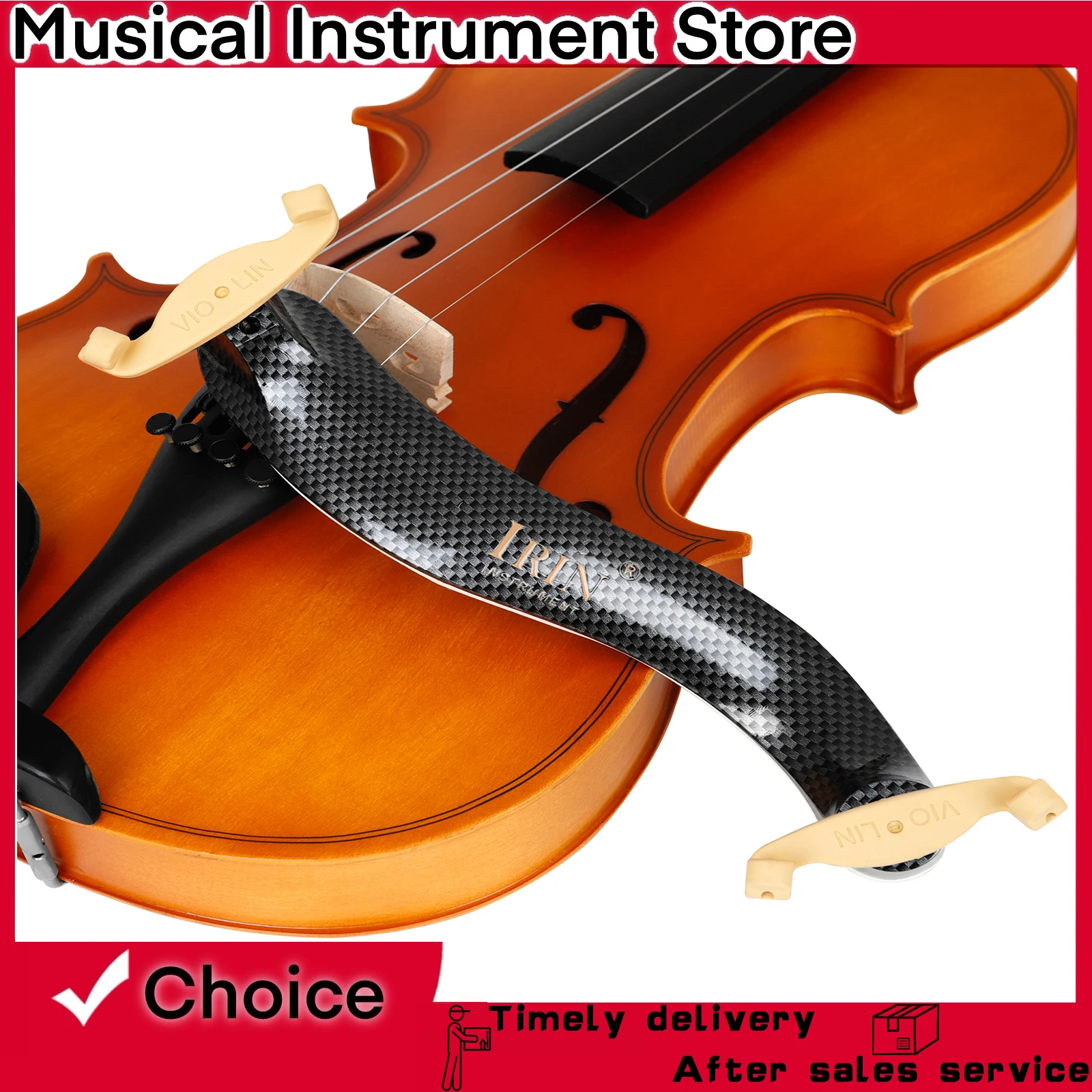 IRIN 4/4 الكمان الكتف الراحة قابل للتعديل ألياف الكربون منصات الكمان سميكة دعم الإغاثة أداة الملحقات