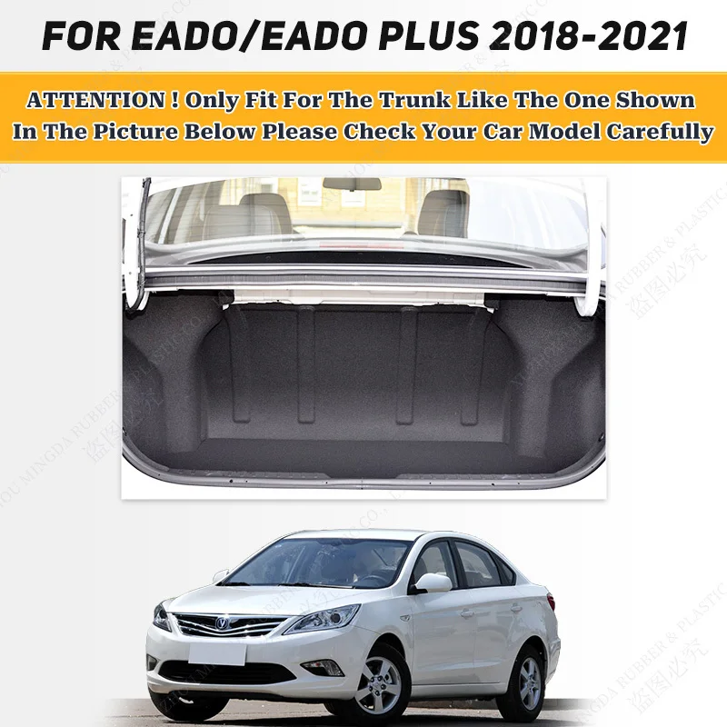 Car Trunk Mat For Changan EADO/EADO Plus 2018 2019 2020 2021 Custom Car Accessories Auto Interior Decoration