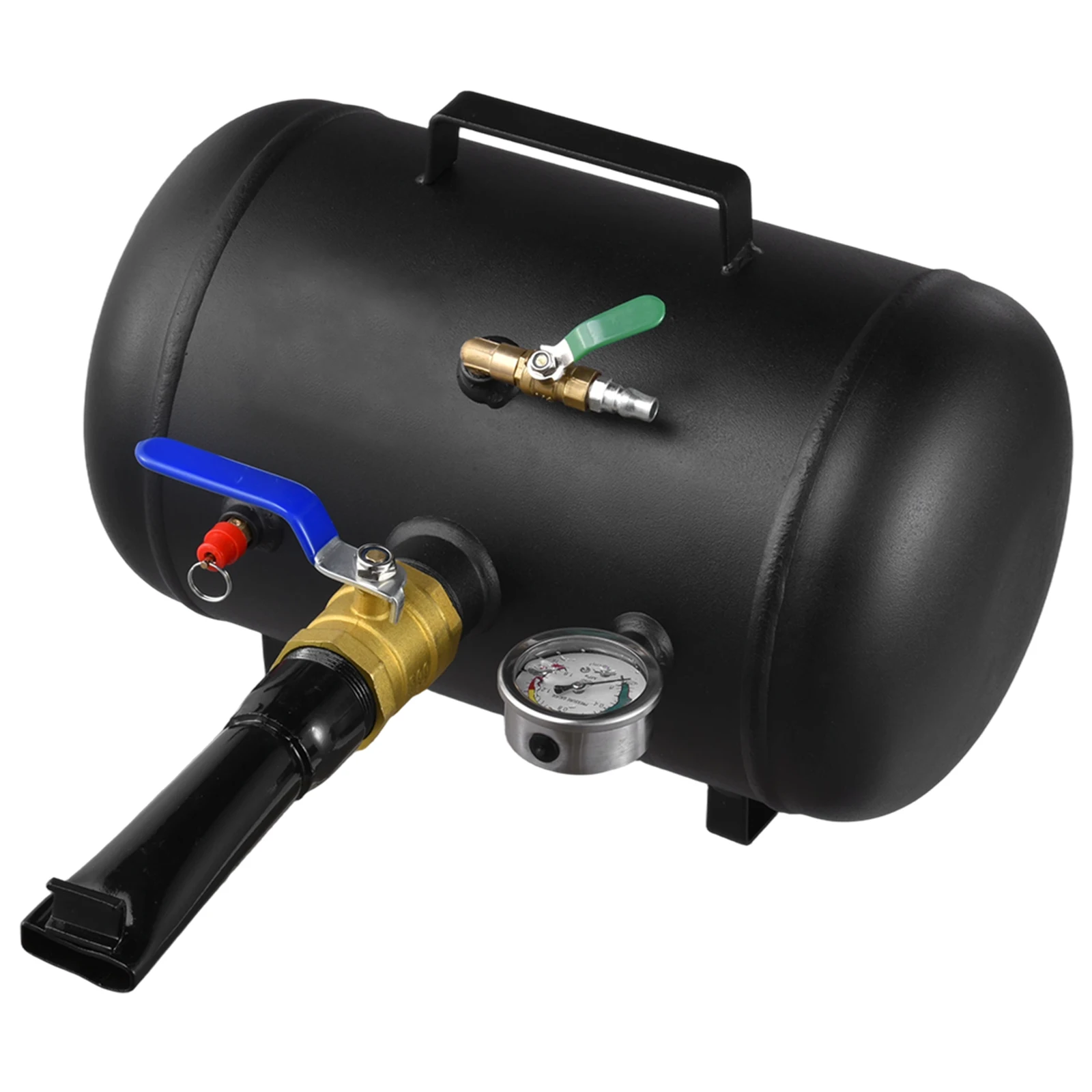 Reifenperlensitzer, tragbarer Reifenperlenversiegeler, 3 Gallonen, 5 Gallonen, 10 Gallonen Fassungsvermögen, Reifen-Booster-Inflator mit Manometer – Detail 1