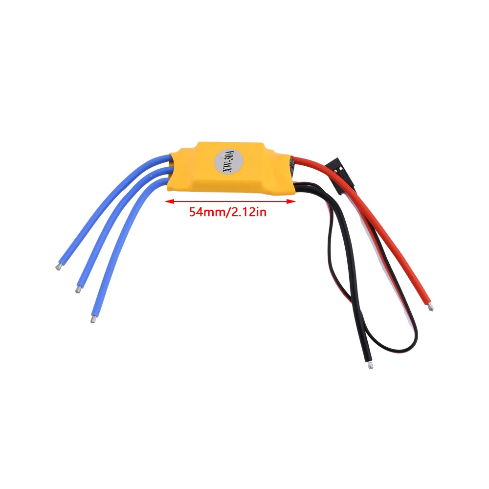 30A 40A RC Brushless Motor Driver Potentiometer ESC 6-16V Speed Controller Module for Airplane Quadcopter Drone Model Helicopter