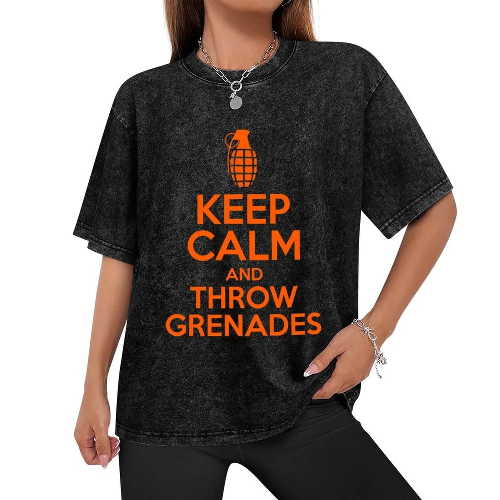 KEEP CALM AND THROW GRENADES - Grenade Shirt, Hand Grenade shirt, Grenade, Bomb Shirt, Bomb, Weapon T-Shirt