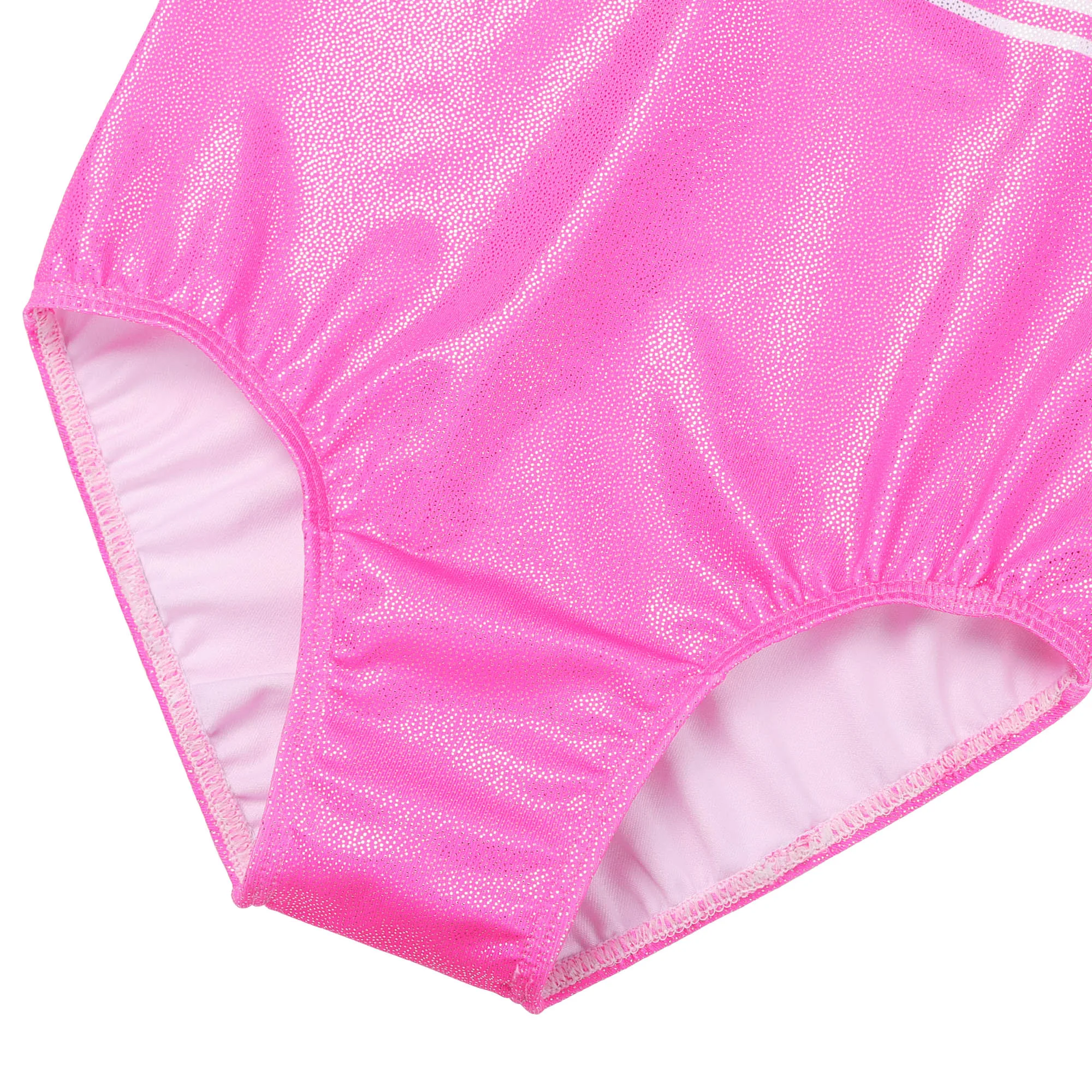 BAOHULU Girls Sleeveless Ballet Leotard Pink Gymnastics Leotard Kids Pracitice Outfit Performance Clothes Dancewear