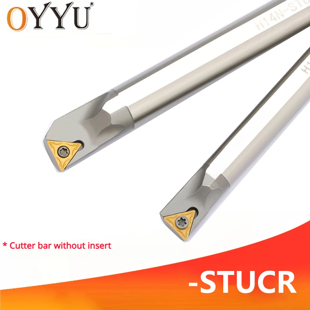 

OYYU H08J H10K H12L H14M H16Q H1608K H1610K H1612K STUCR09 STUCR11 Внутренний держатель инструментов HSS Хвостовик с ЧПУ STUCR H1608K-STUCR09-24