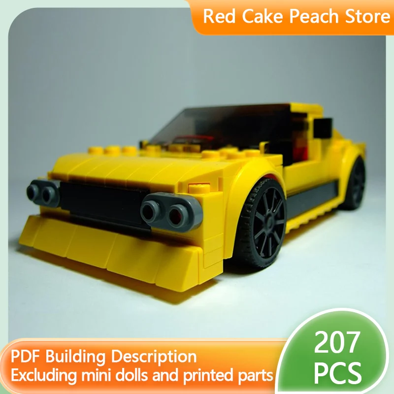 

Модель скоростного гоночного автомобиля MOC, строительные кирпичи 037, Stradale, модульная технология для раллийных гонок, детские праздничные подарки, сборный игрушечный костюм