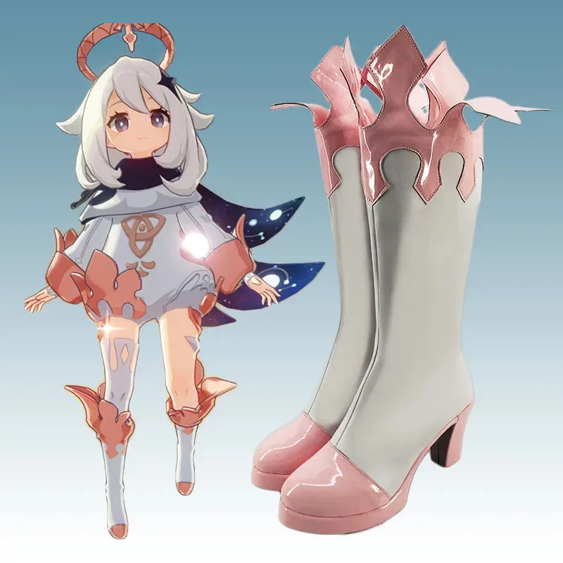 

Original God Paimon Cosplay Shoes Cosplay Shoes Anime Show Two-Dimensional Performance Shoes Boots