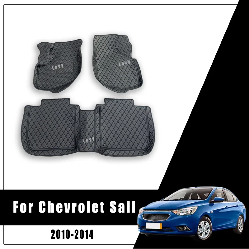 

Автомобильные коврики, ковры в багажник для Chevrolet Sail 2010 2011 2012 2013 2014, автомобильные чехлы на заказ, аксессуары для интерьера, автомобили
