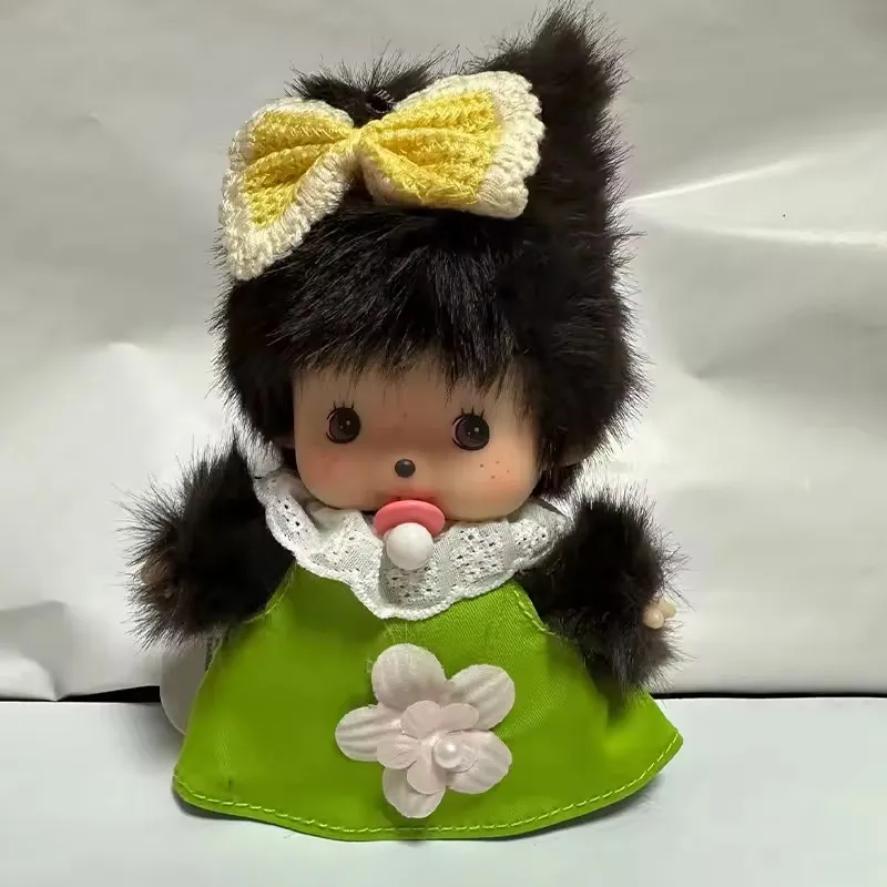 15 سنتيمتر طفل DIY قرد لطيف Kawaii أفخم دمية لينة سوبر حقيبة مدرسية قلادة المفاتيح محشوة الحيوان فيلم دمية هدية عيد ميلاد