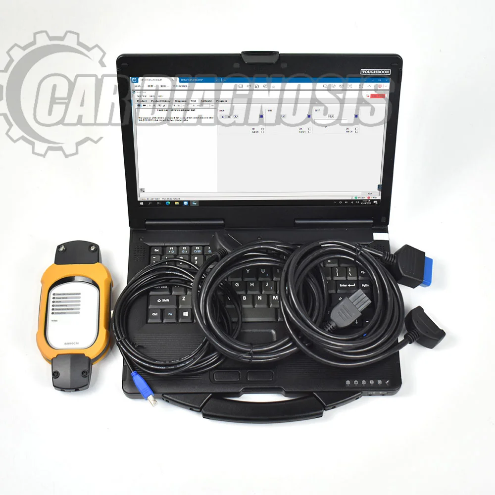 cf53 laptop+88890020 For vcads interface 88890180/020 Pk Vocom for renault premium Truck Excavator construction diagnostic tool