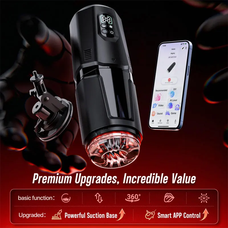 Automatic Rotating Vibrating Male Masturbator For Men_voghion.com